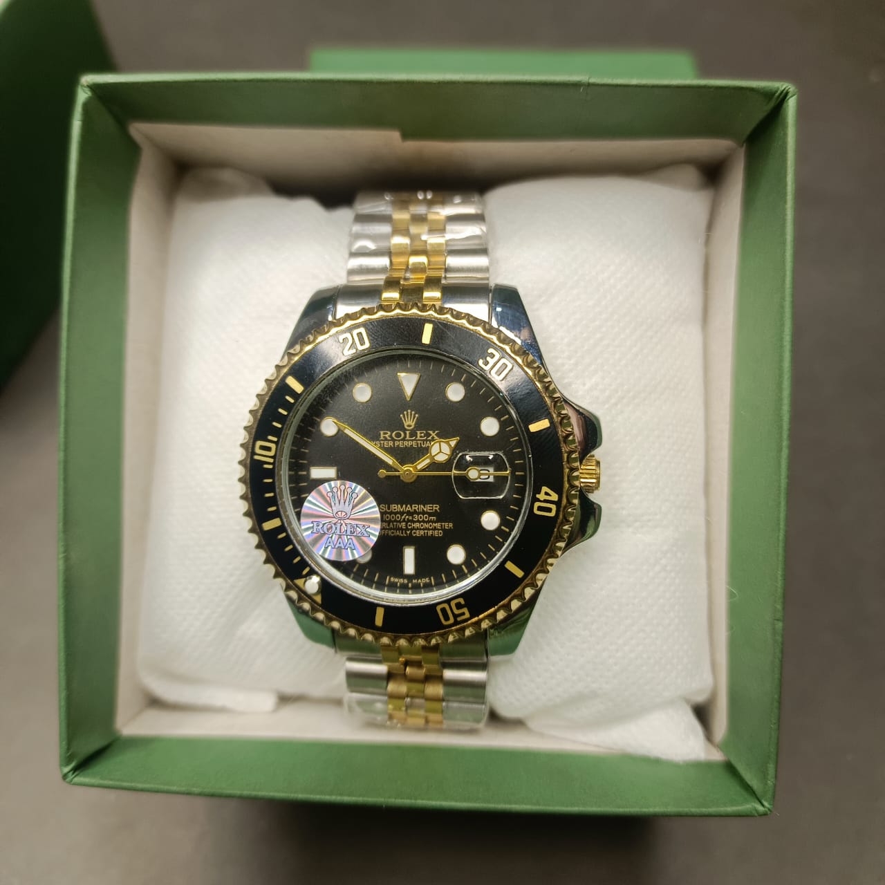 Luxury Two-Tone Stainless Steel Watch