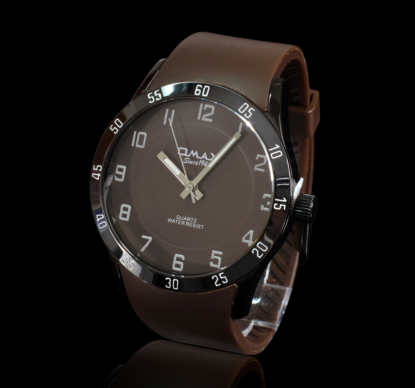 Classic Brown Sport Watch – Quartz Analog Men’s Watch