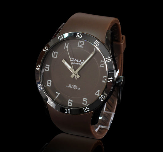 Classic Brown Sport Watch – Quartz Analog Men’s Watch